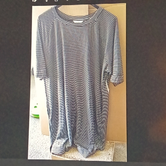 Terra and Sky Striped Dress - Picture 5 of 7